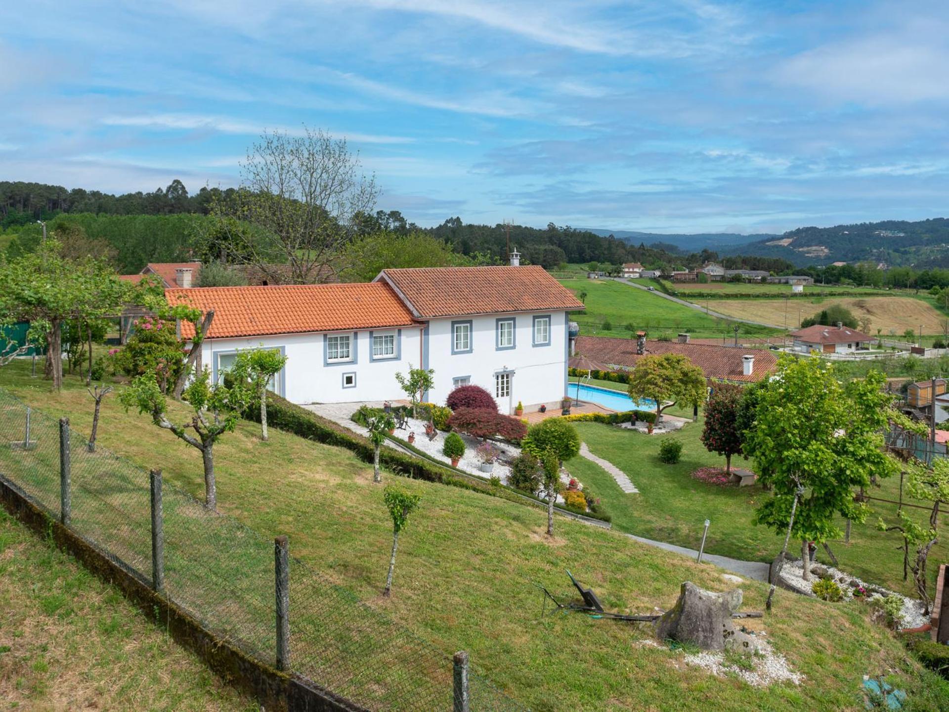 Вілла Casa Tarrio Con Piscina - Santiago De Compostela Boqueixon Екстер'єр фото